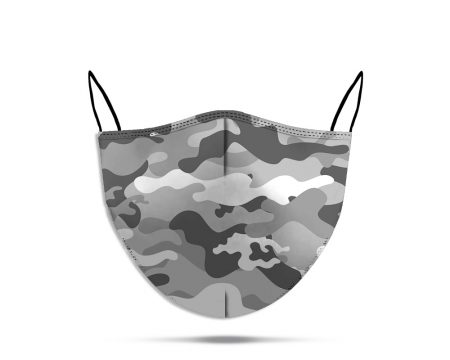 Imanor masque enfant avec motif militaire sans plis (Pack x2)