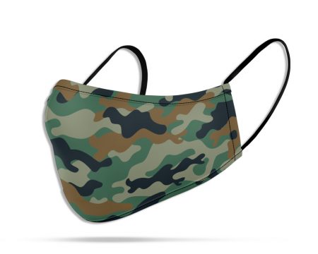 Imanor masque avec motif militaire sans plis (Pack x2)